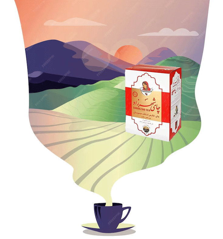 خرید چای شهرزاد 400 گرمی 6 چای ساده شهرزاد